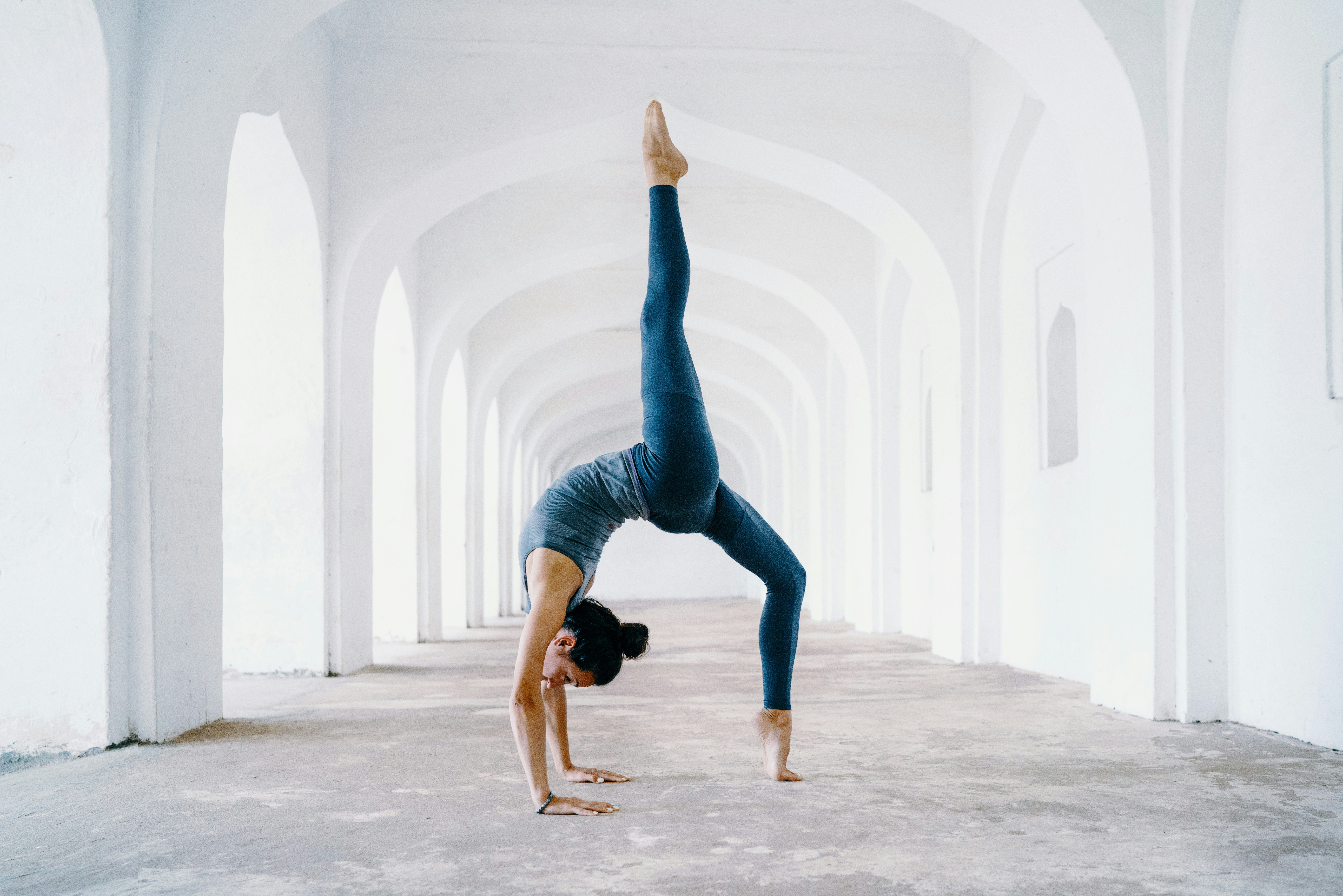People doing yoga